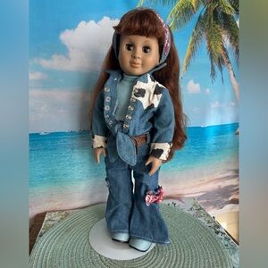 Our Generation 18" 1998 Battat Equestrian Outfitted Doll
with Long Brown Hair